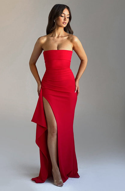 Vestido Maxi Zafira - Rojo