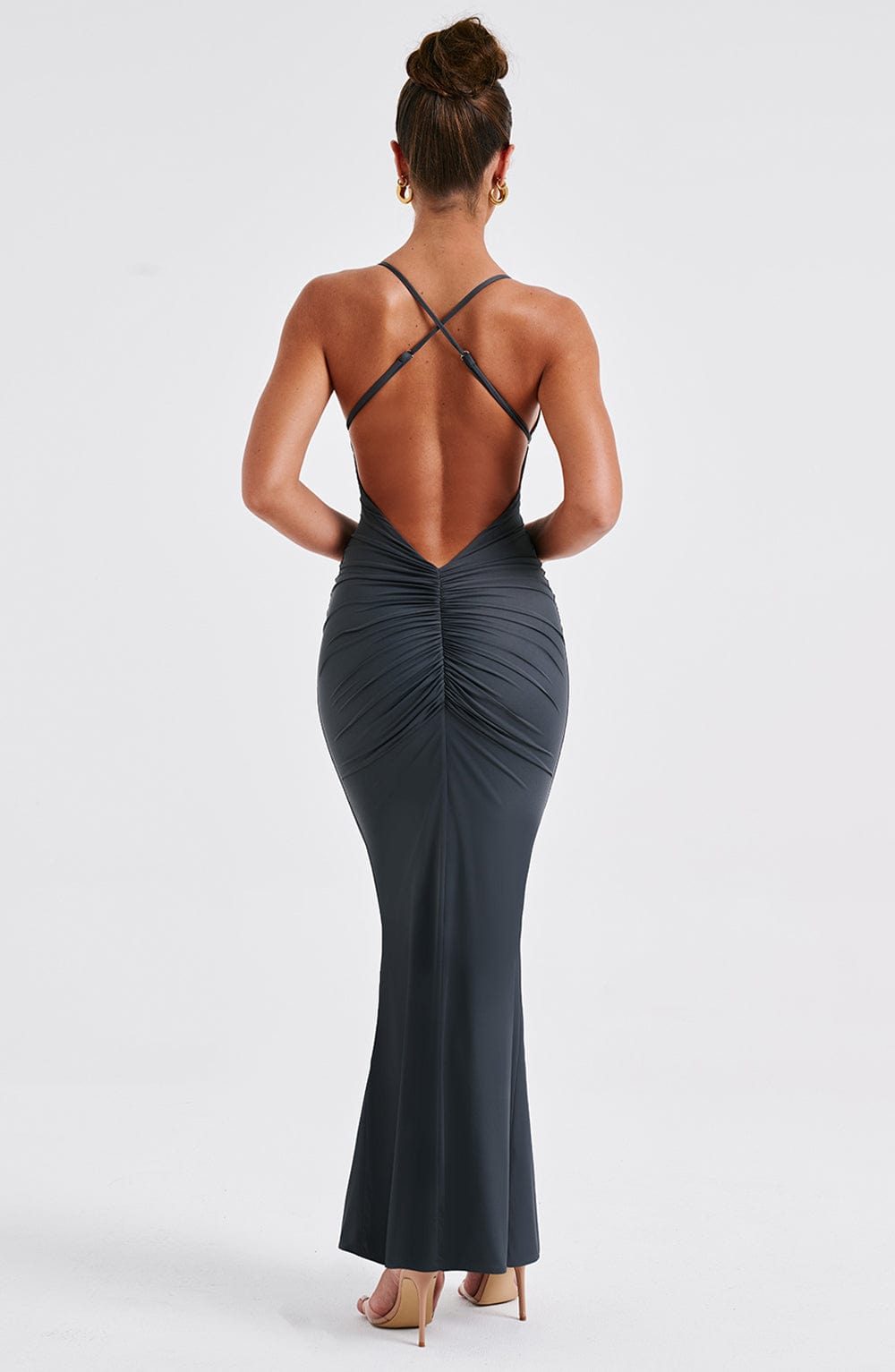Vestido Maxi Zelda - Carbón