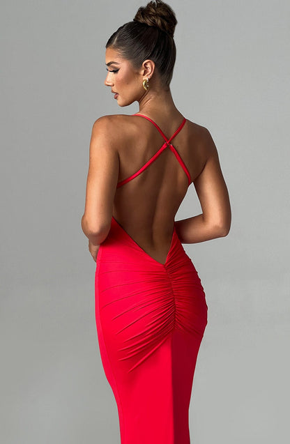 Vestido Maxi Zelda - Rojo