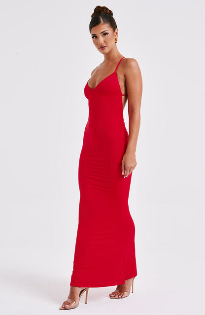 Vestido Maxi Zelda - Rojo
