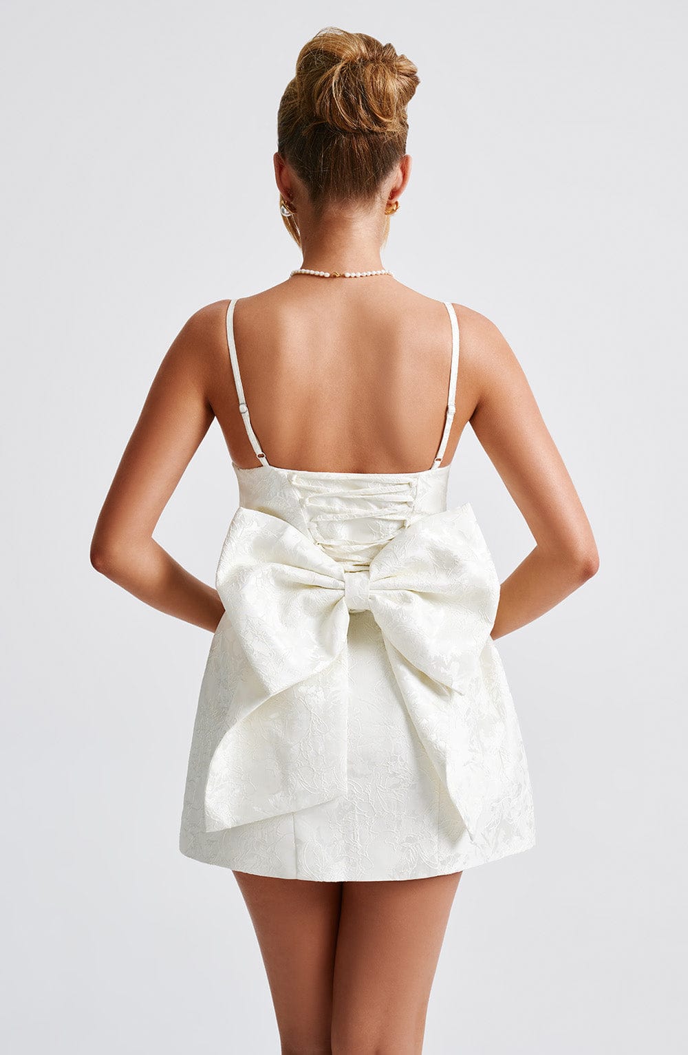 Vestido Mini Zoella - Marfil