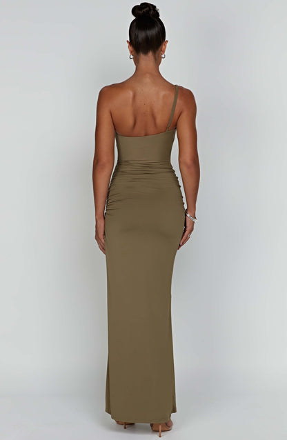Vestido Maxi Zuri - Caqui