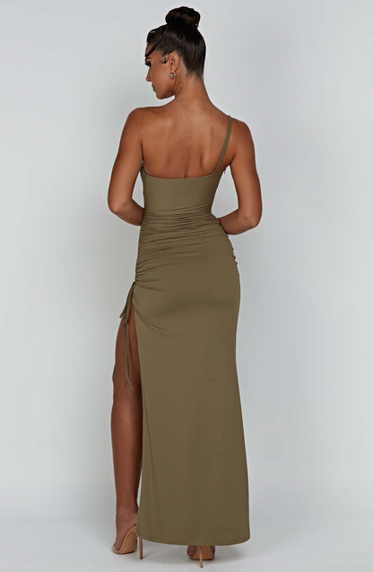 Vestido Maxi Zuri - Caqui