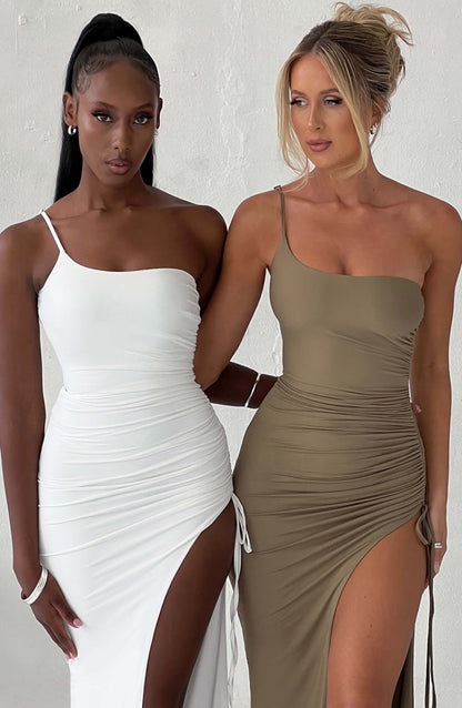 Vestido Maxi Zuri - Caqui