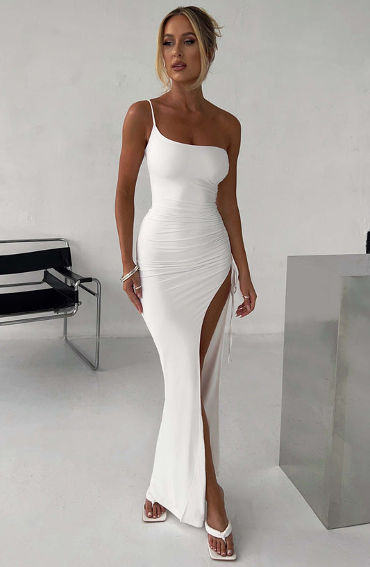 Vestido Largo Zuri - Blanco